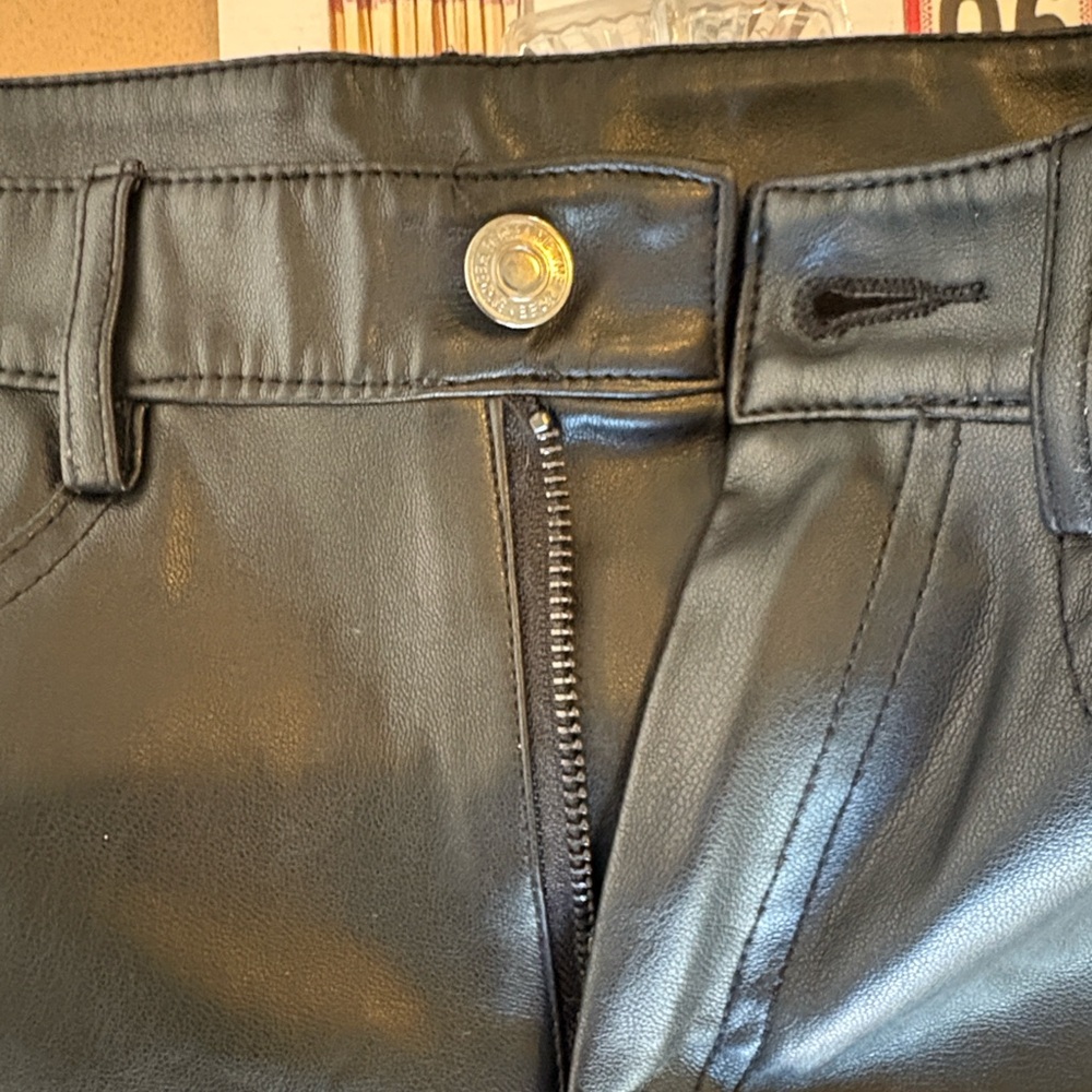 Free People Faux Leather Skinny Pants - Picture 15 of 16